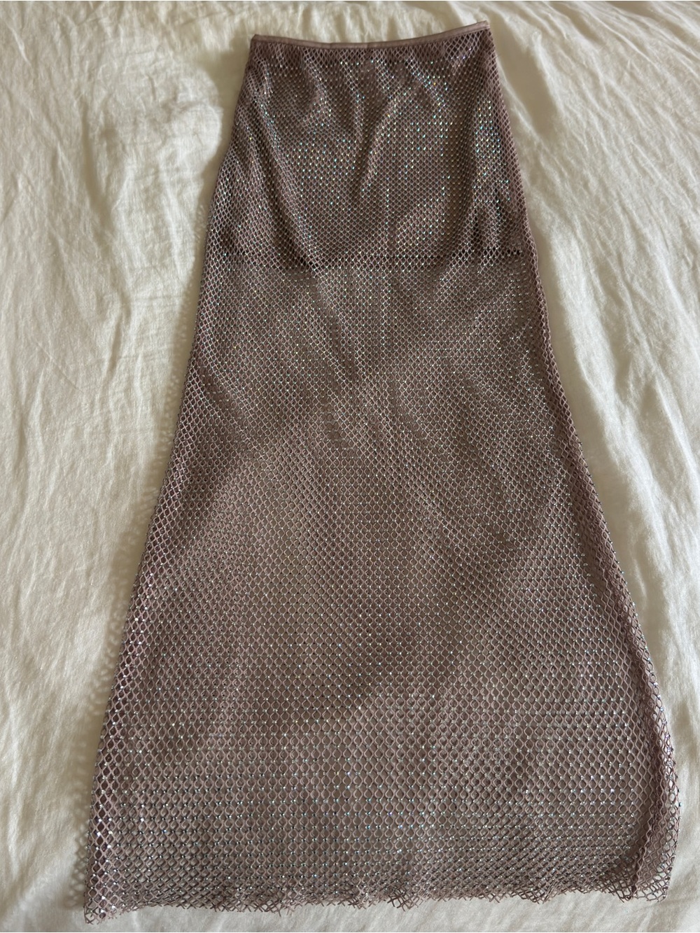 Dynamite Mesh Rhinestone Tank Maxi Skirt Set - Picture 11 of 13